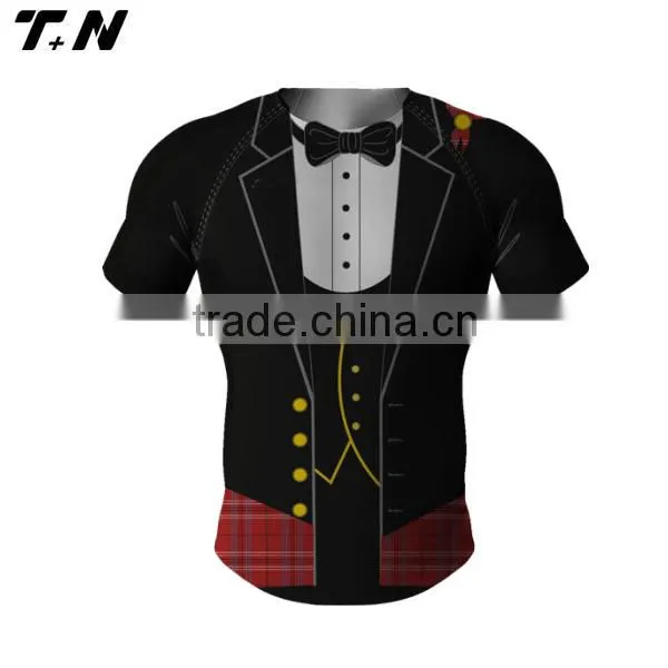 Custom fashion wholesale short sleeve cheap rugby tops
