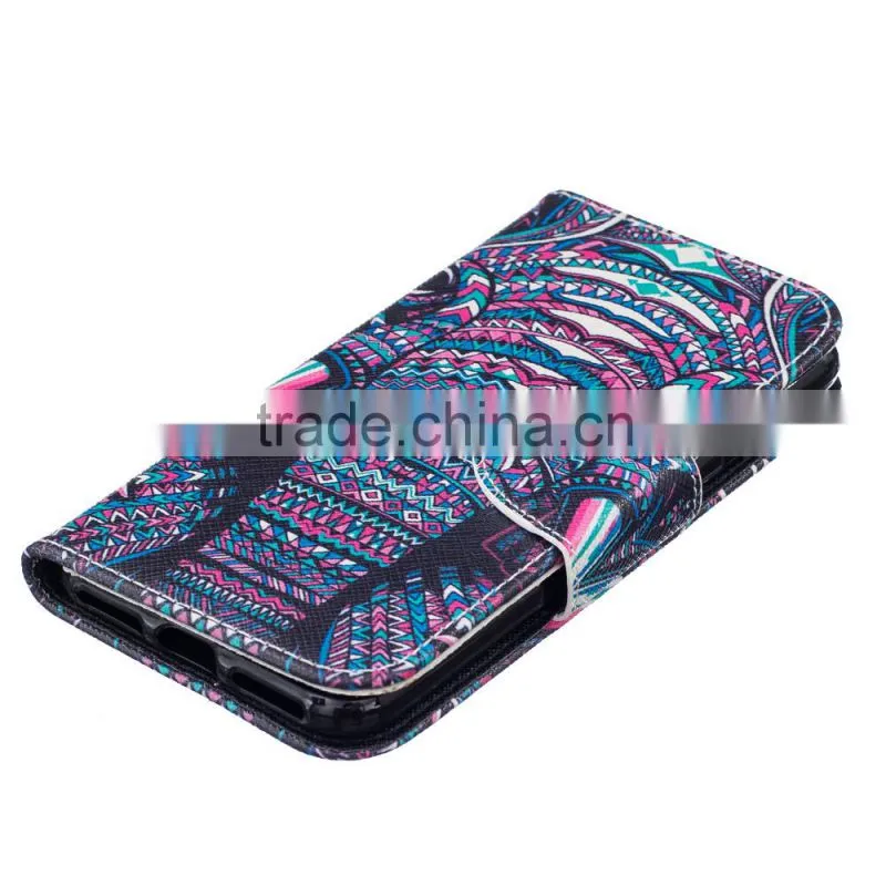 Flip Wallet Leather Case For Samsung Galaxy S5 With Credit Card Holder Slots PU Leather Case Cover
