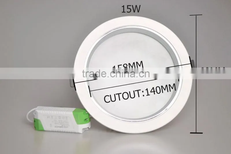 20W LED Downlight Chips Quality 20W White/Warm White Alumiumn Alloy LED Down Light 20w SMD5730 3000K-6500K 100V-265V 1110 LM