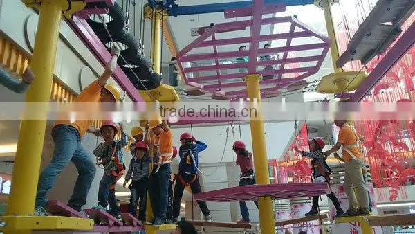 Exciting and Cheap Ropes Course Equipment, Kids Obstacle Course Equipment