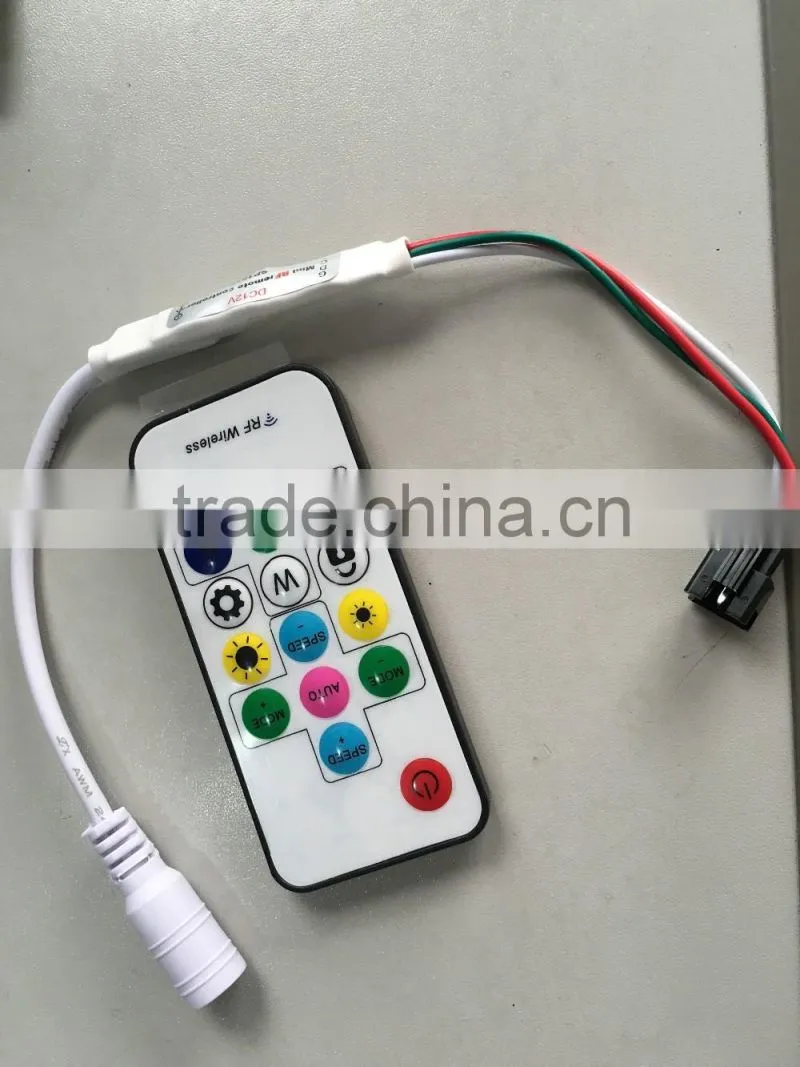 led dimmer switch controller, mini led controller dimmer, DC2.1mm RF led controller for led strip light