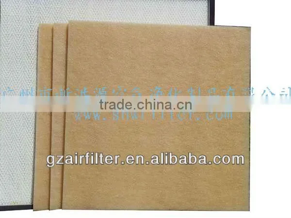 SHW high temperature industrial panel air filter