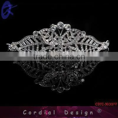 Fashion Butterfly Tiara Crown For Pageant