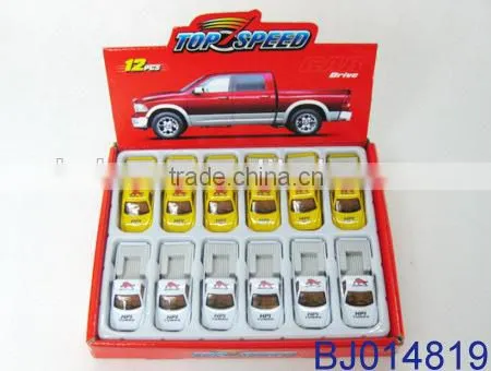 12pcs metal pull back truck mini die cast farmer truck toy