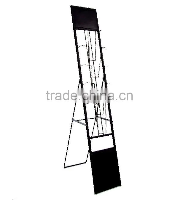 Metal brochure holder