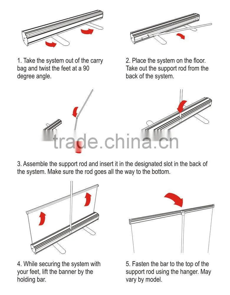 2015 New style roll up banner stand