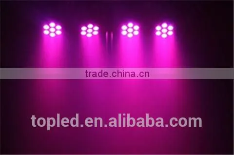 T-bar/Stand/Carrying Bag/Footswitch 4 Par System RGB 28x3W LED Stage Light