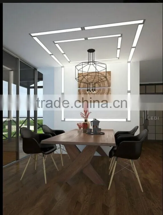 25w High Lumen Aluminum Pendant LED Linear Light 110lm/w Led Suspended Light
