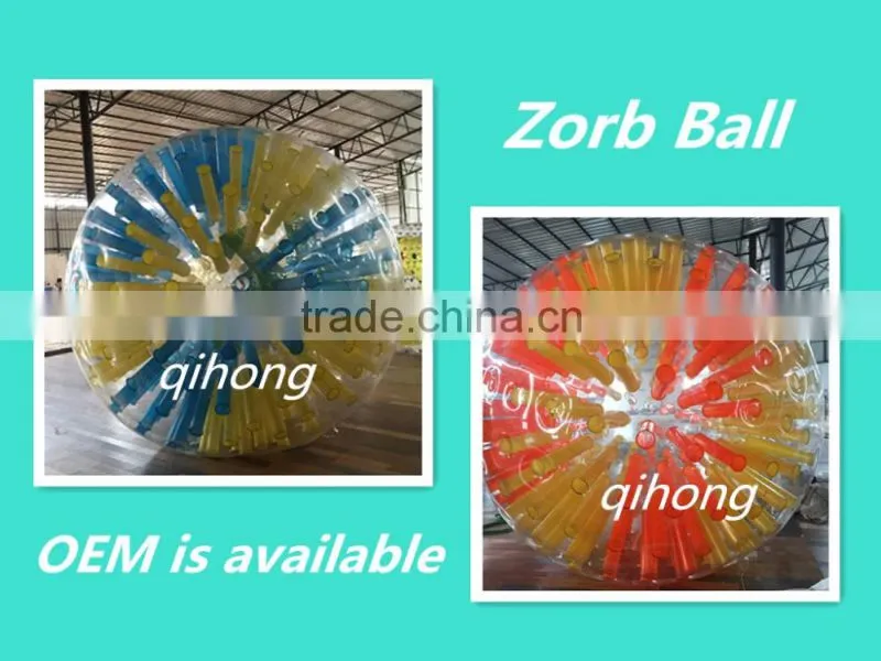 high quality and cheap inflatable zorb ball, large inflatable ball, body zorb ball