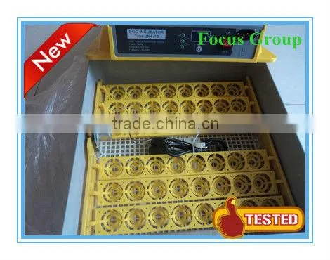 CE approved mini fully automatic chicken incubator 48 eggs