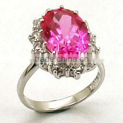 925 Silver Sappire CZ Ring Set Jewelry, Diana Ring, Kate Ring