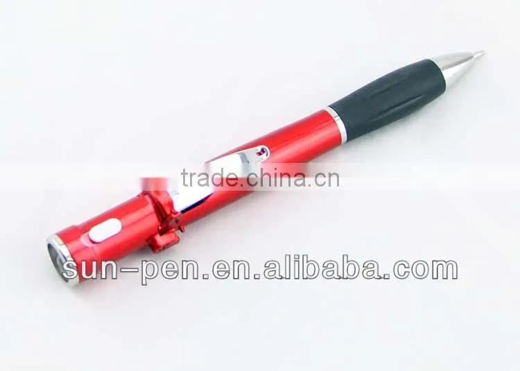 folding multi-funtional LED ball pen