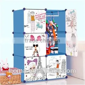 2015 hot sell grils cheaper wardrobe for storing clothes