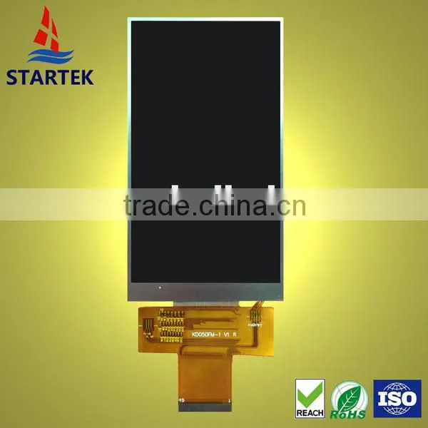 5 inch small TFT display 480x854 with full viewing angle ,sunlight readable features