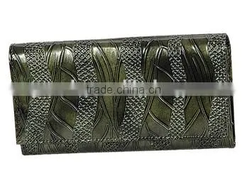 2015 New style leather women wallet ,trendy women shopping wallet