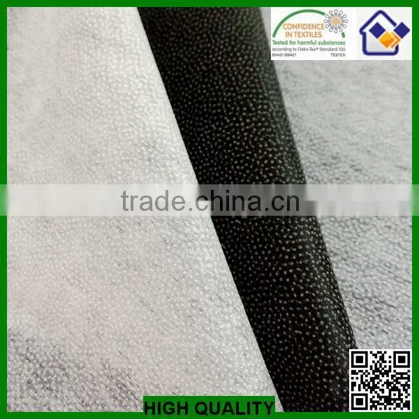 Best selling garment nylon nonwoven fusible interlining fabric/interfacing/entretela