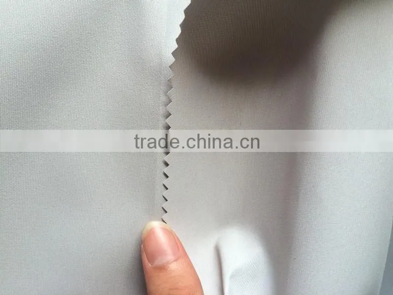 320T 100% Polyester Milky Coated Taslan Fabric
