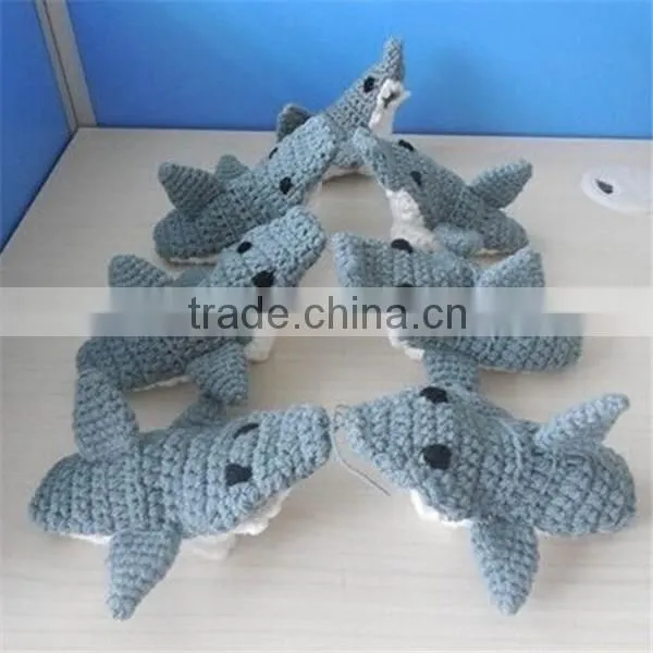 Shark slipper Booties with teeth and fins