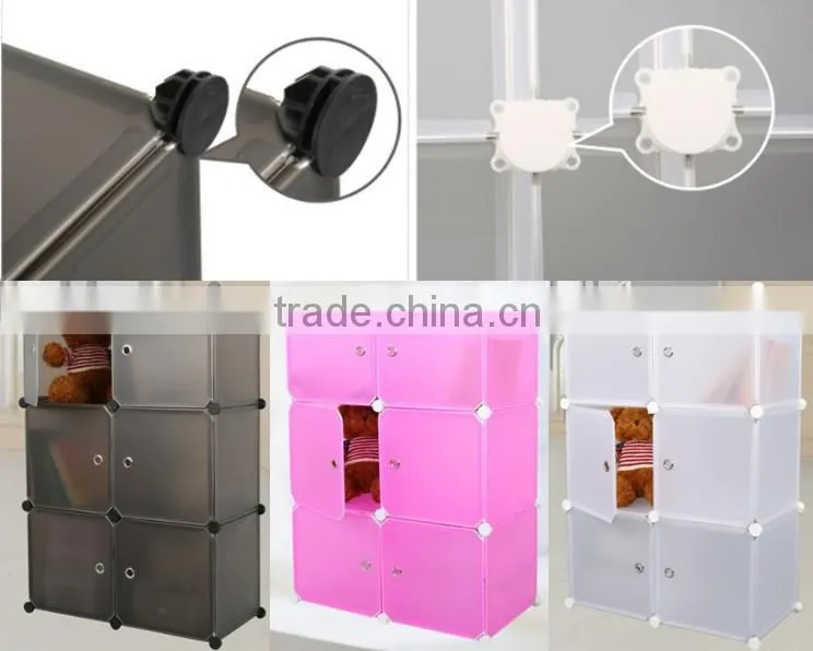 plastic shelf/ plastic storage cabinet