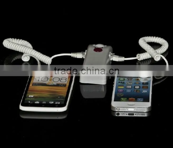 2 ports display security alarm system for smartphone