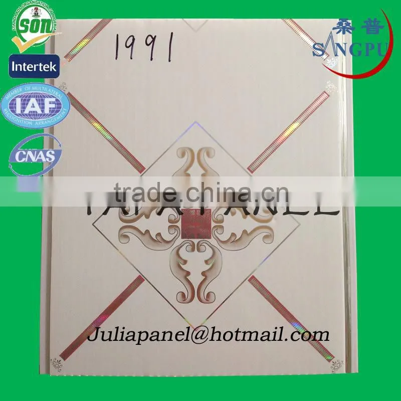 Hot Stamping Pvc Wall Ceiling For Bathroom