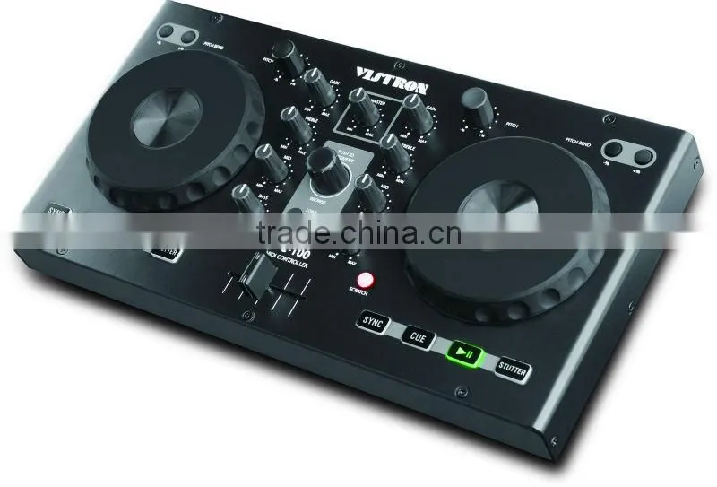 VDC-100M Professional Mini Midi DJ Controller turntable