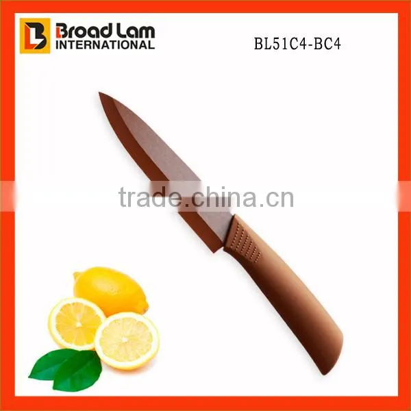 European Curve Handle Blue Color Ceramic Utility Knife Fashionable Design