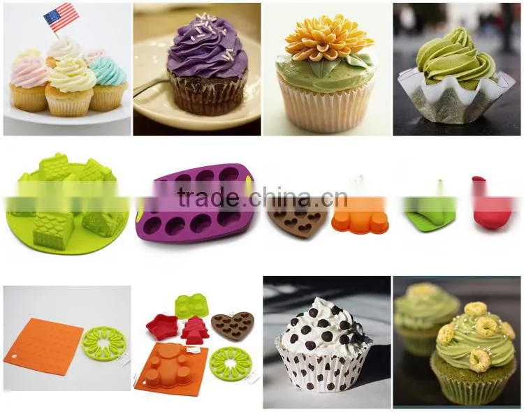 2015 new arrival professional design Flexible non-stick silicone molds