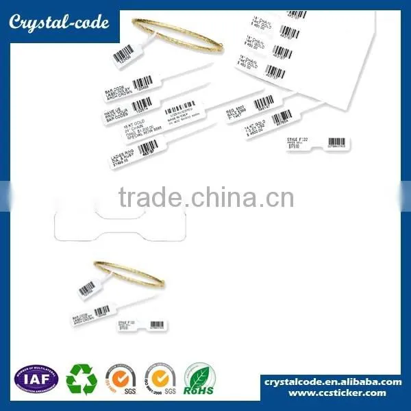 Printing clear round foil price jewelry label