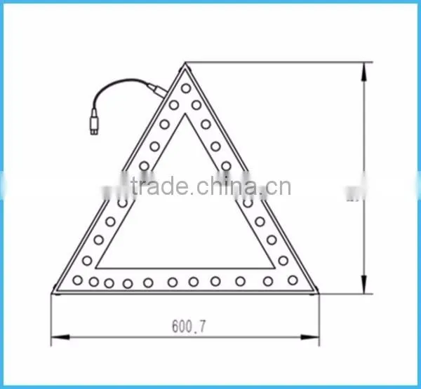 Pedestrian Solar Traffic LED Sign for Slow Down/High Brightness Solar Traffic Reflective LED Warning Signs