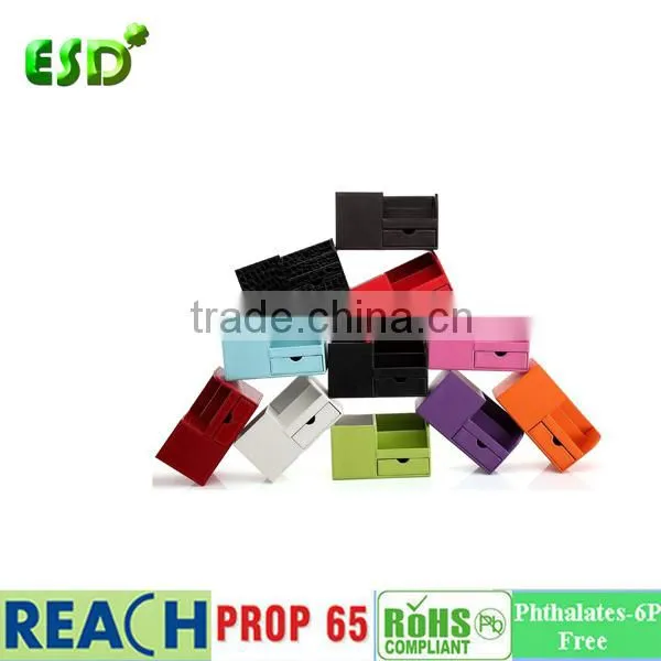 Desk Stationery Organizer Storage Box Pen/Pencil ,Cell phone, Business Name Cards Remote Control Holder