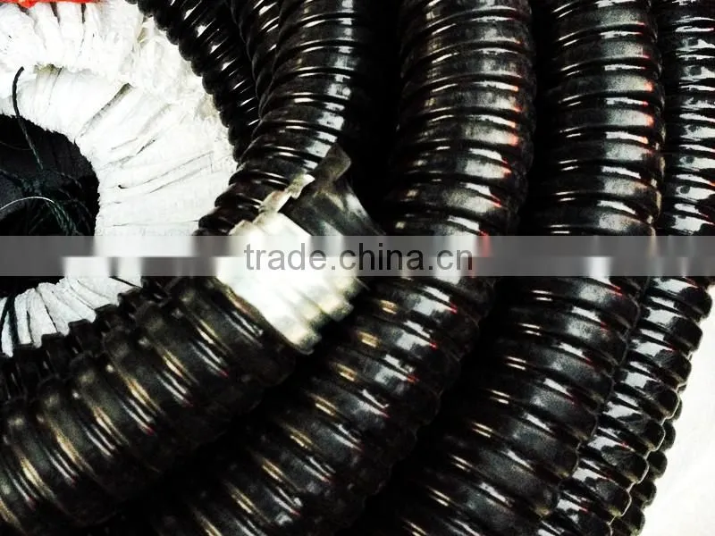 Liquid tight PVC inside and outside coated metal flexible pipe