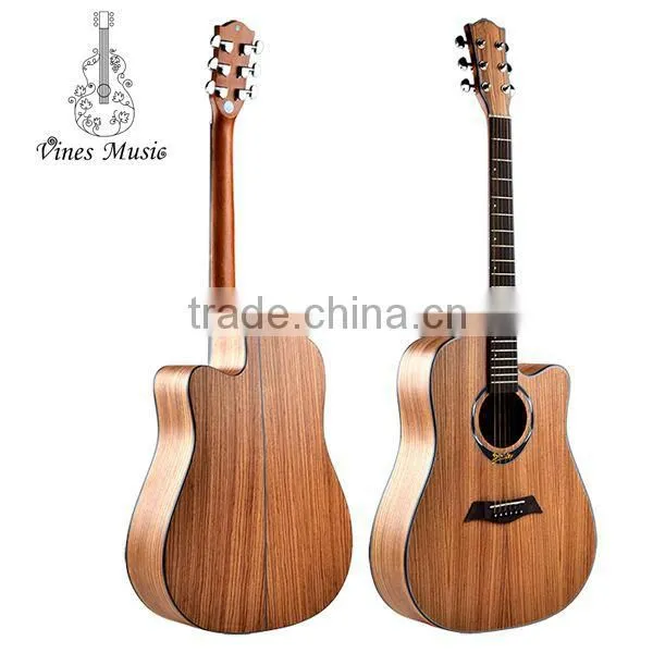 41" Zebrawood Acoustic guitar wholesale ODM