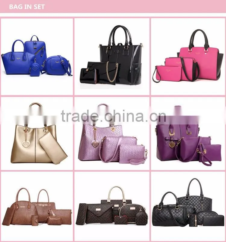 Fashion Purple European Design Girl Single Shouder Handbags PU Leather Handbags Clutch Bags