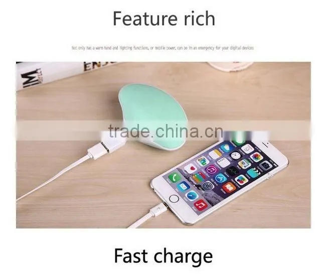 4000mah Hand Warmer With Flashlight Universal Power Bank