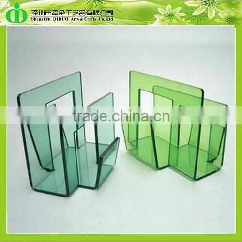 DDE-B186 Trade Assurance Shenzhen Factory Wholesale Clear Acrylic Retail Book Holder
