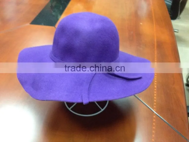 Fashion Women Ladies Hat Cap Wide Brim Floppy Wool Hat