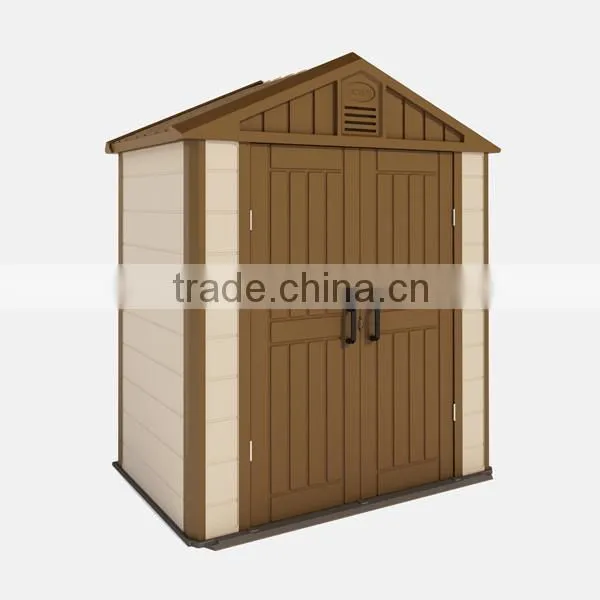 Factory wholesale price decoration of plastic garden shed