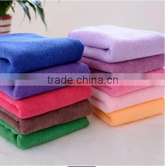 solid color Microfiber Towel For Cleaning