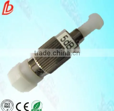 High return losss singlemode optical fiber attenuator fc/pc male to female
