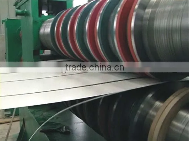 High speed slitting line for galvanized steel sheet at stress 235Mpa