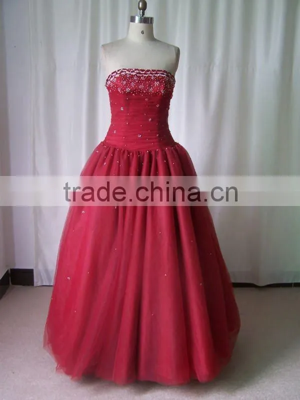 Wedding Quinceanedra Dresses Party Shiny Evening Dresses With Beads