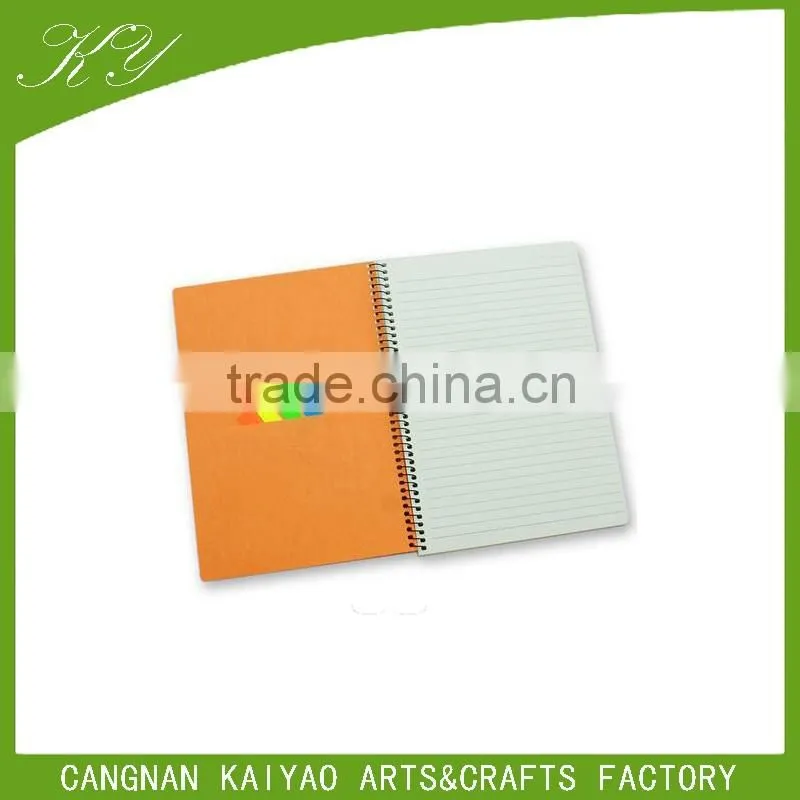 Factory directly staples pp cover 1/2/3 subject spiral notebook with white ruled
