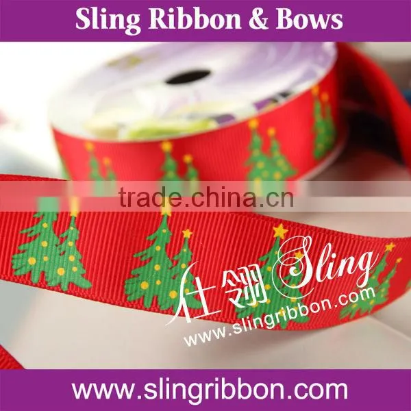Custom Christmas Ribbon on Card For Retail