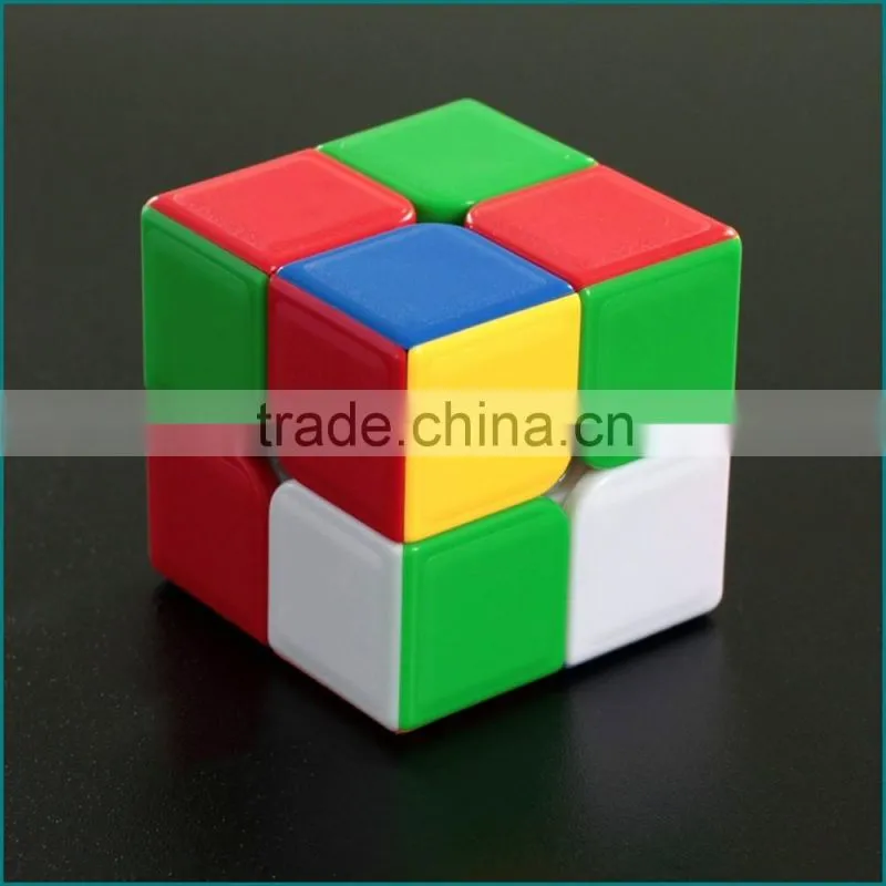 Dian sheng 2 order 2*2 stickerless colorful magic cube in China Magical cube