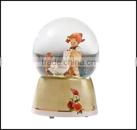 2015 stunning souvenir new craft resin snowglobe