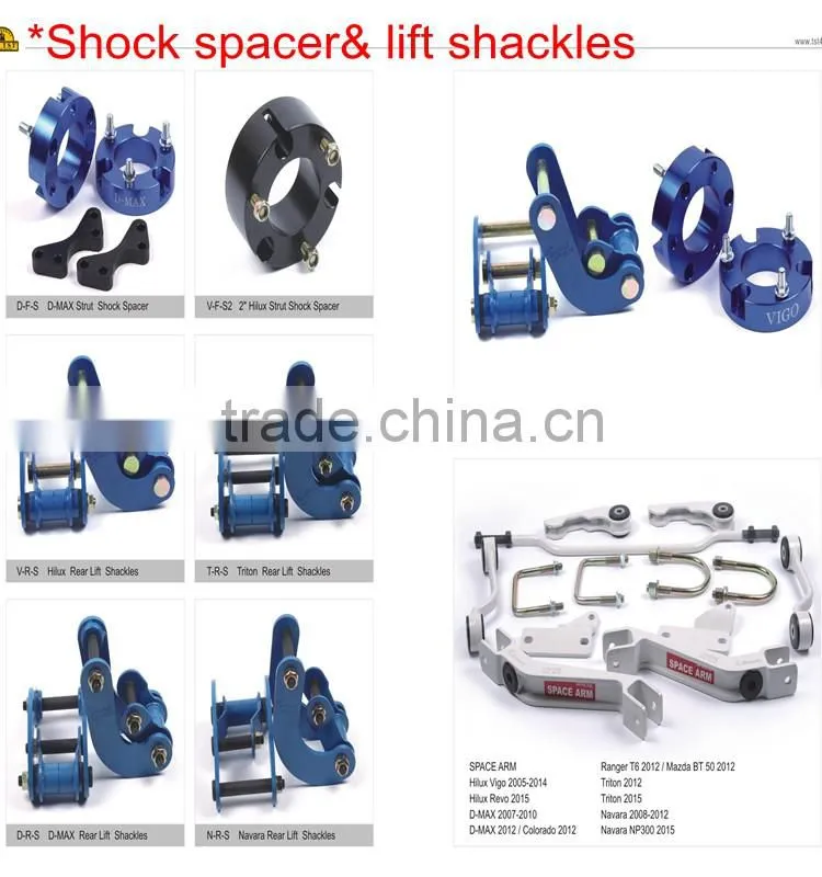 4X4 front red shock spacer 1 inch leveling lift kits for Navara