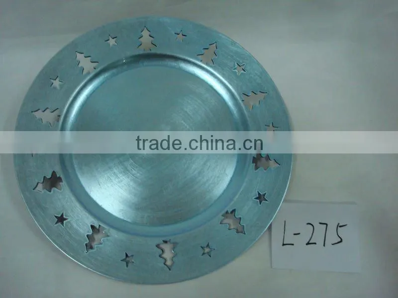 Christmas charger plate