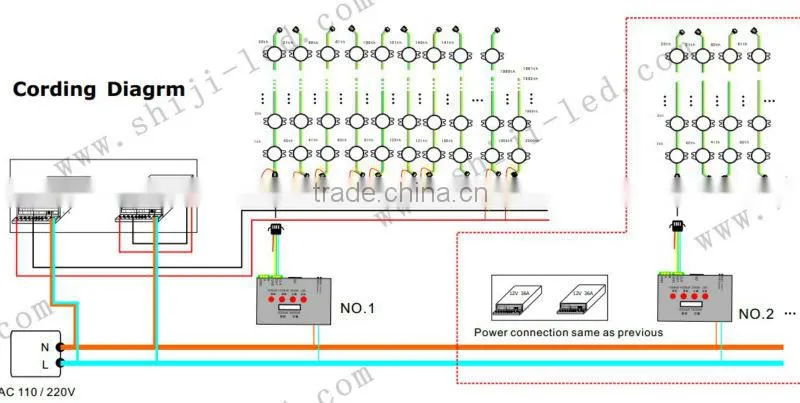 round 30mm rgb 3 points led module lighting
