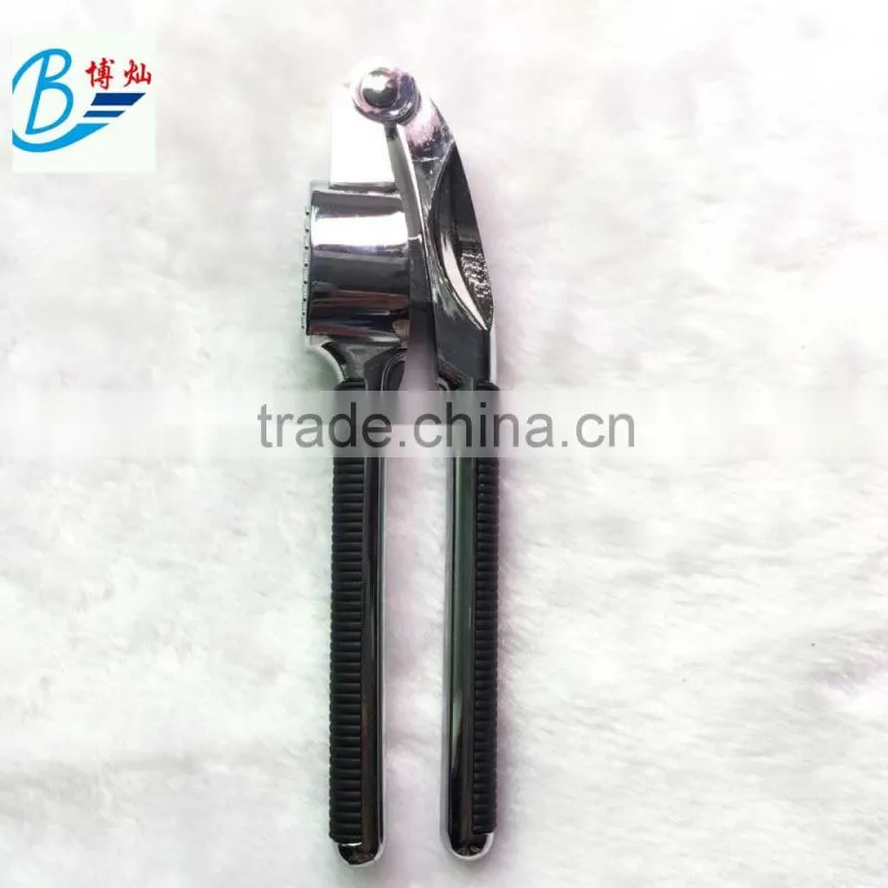 Kitchen gadget metal zinc alloy,stainless steel can opener with plastic